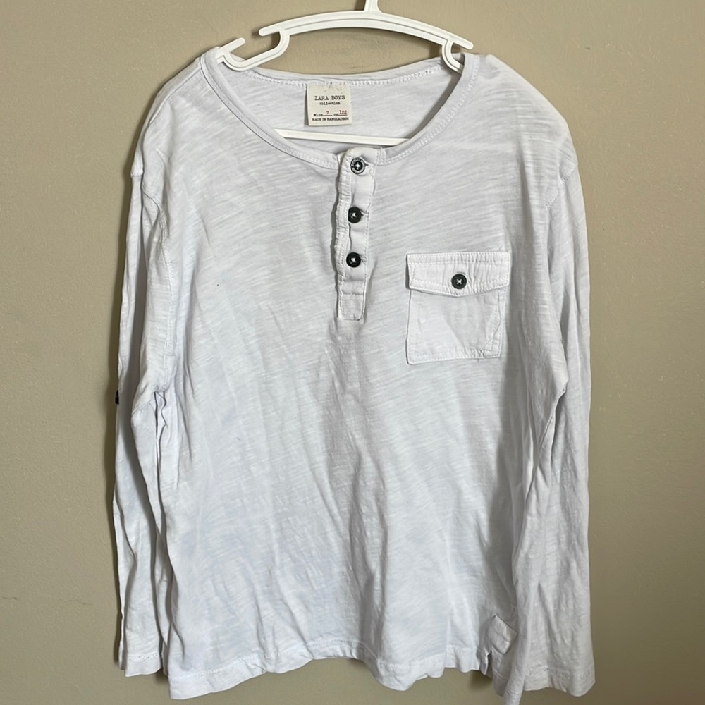 Zara white shirt